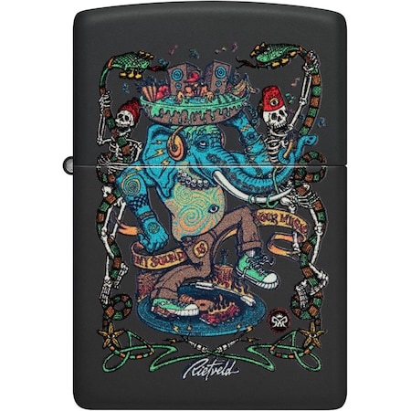 Zippo 2024 Zippo Rick Rietveld, Black Matte,  ZIP-48673